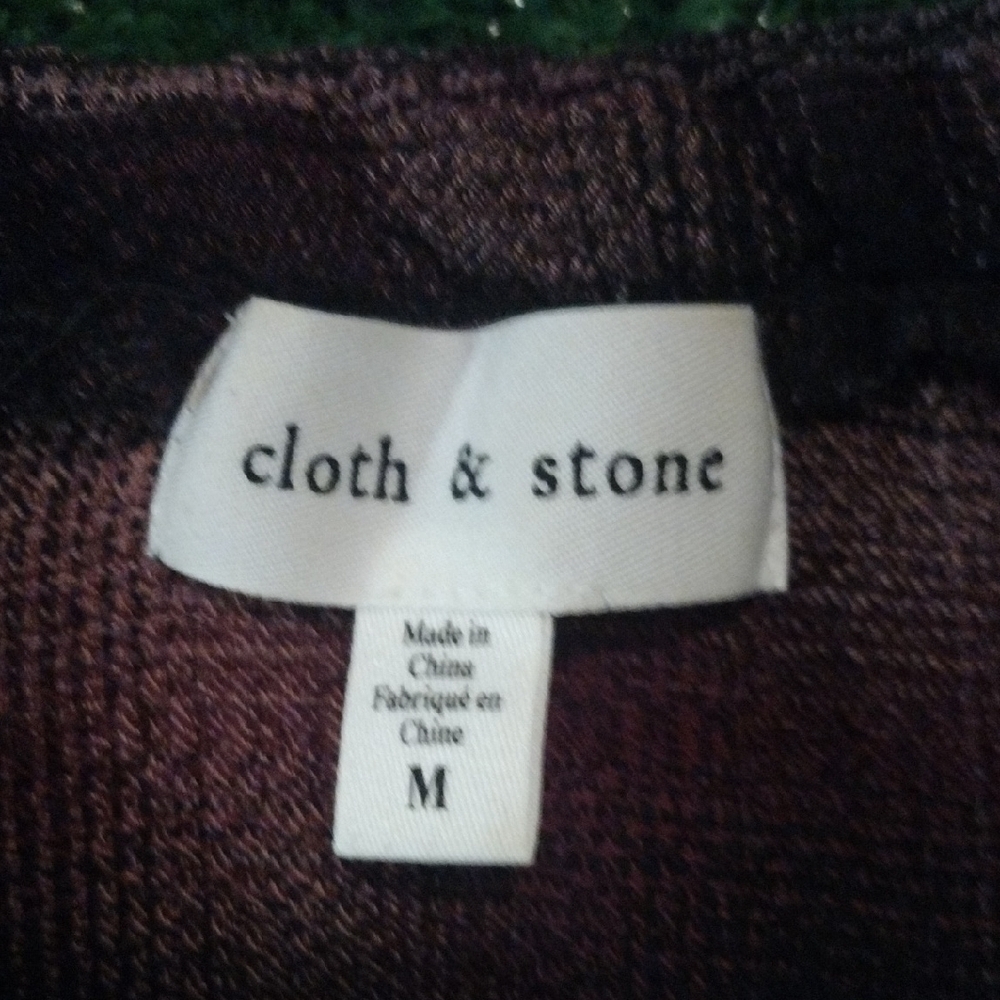 Cloth & Stone Black and Red Plaid Blouse - Picture 6 of 6